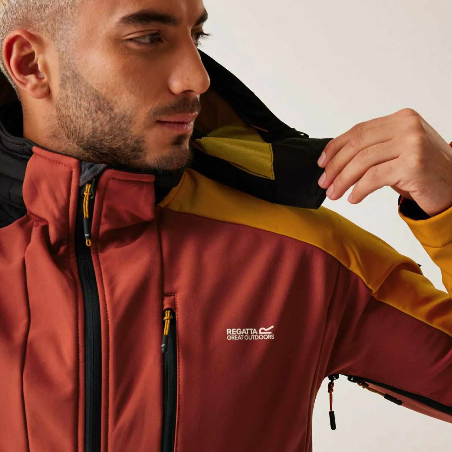 Męski softshell Hewitts X | Czerwony