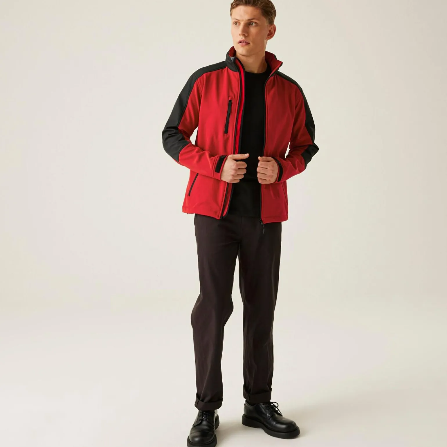 Męski softshell Hydroforce Professional | Czerwono-czarny
