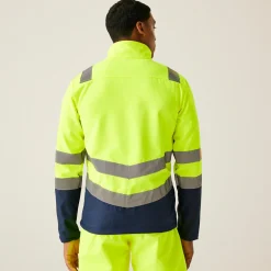 Męski softshell odblaskowy Proffesional | Żółty