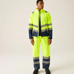 Męski softshell odblaskowy Proffesional | Żółty