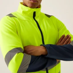 Męski softshell odblaskowy Proffesional | Żółty
