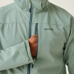 Męski softshell przeciwdeszczowy Arana | Lodowy błękit