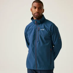 Męski softshell przeciwdeszczowy Arana | Niebieski