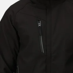 Męski softshell przeciwdeszczowy Apex | Czarny