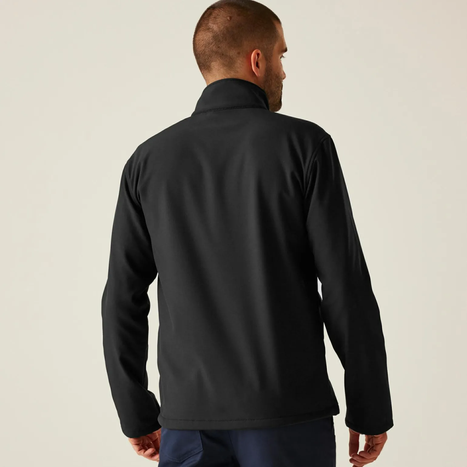 Męski softshell Reid | Czarny