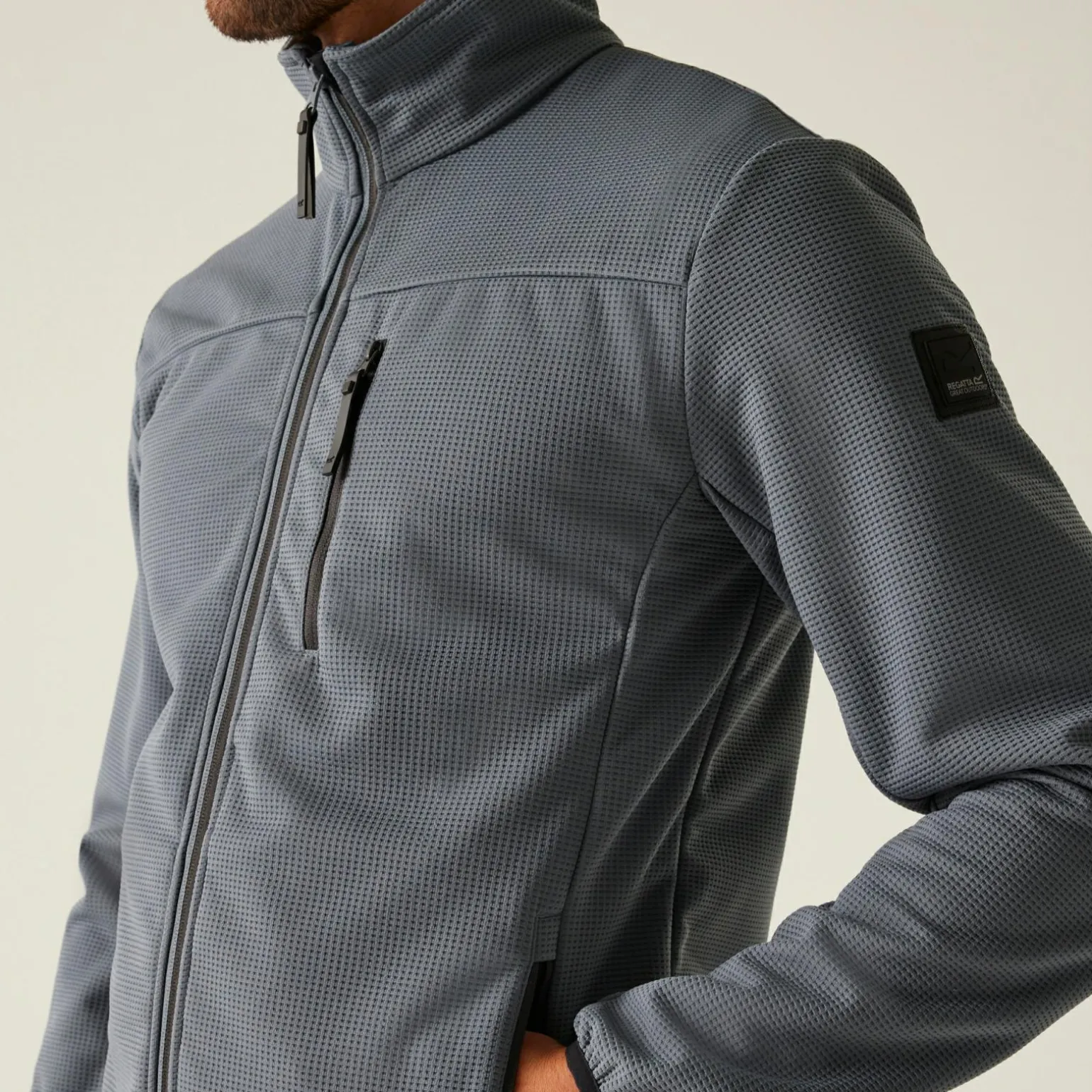 Męski softshell Romain | Szary