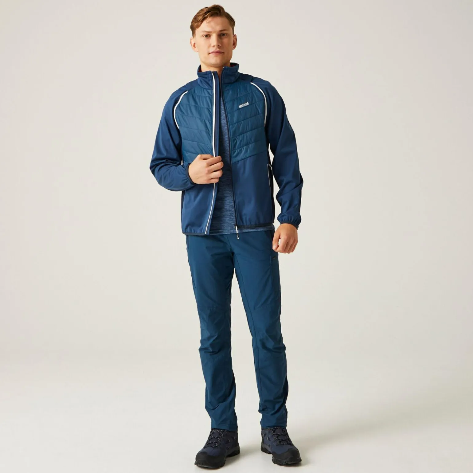 Męski softshell Steren Hybrid II | Niebieski