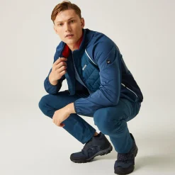 Męski softshell Steren Hybrid II | Niebieski