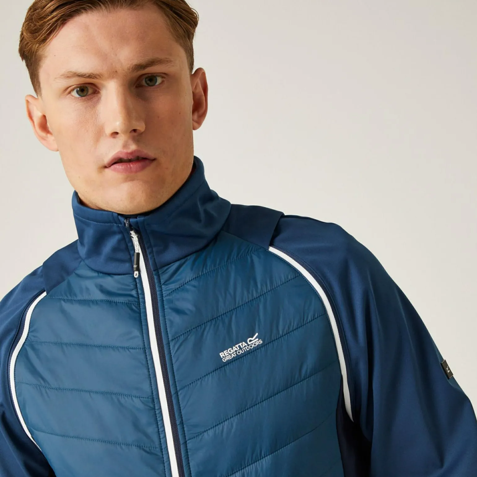 Męski softshell Steren Hybrid II | Niebieski