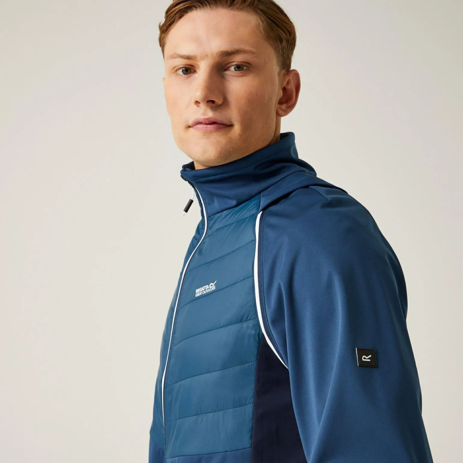 Męski softshell Steren Hybrid II | Niebieski