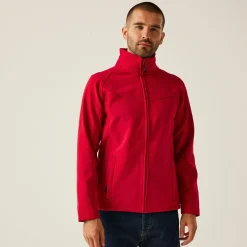 Męski softshell Uproar | Czerwono-szary