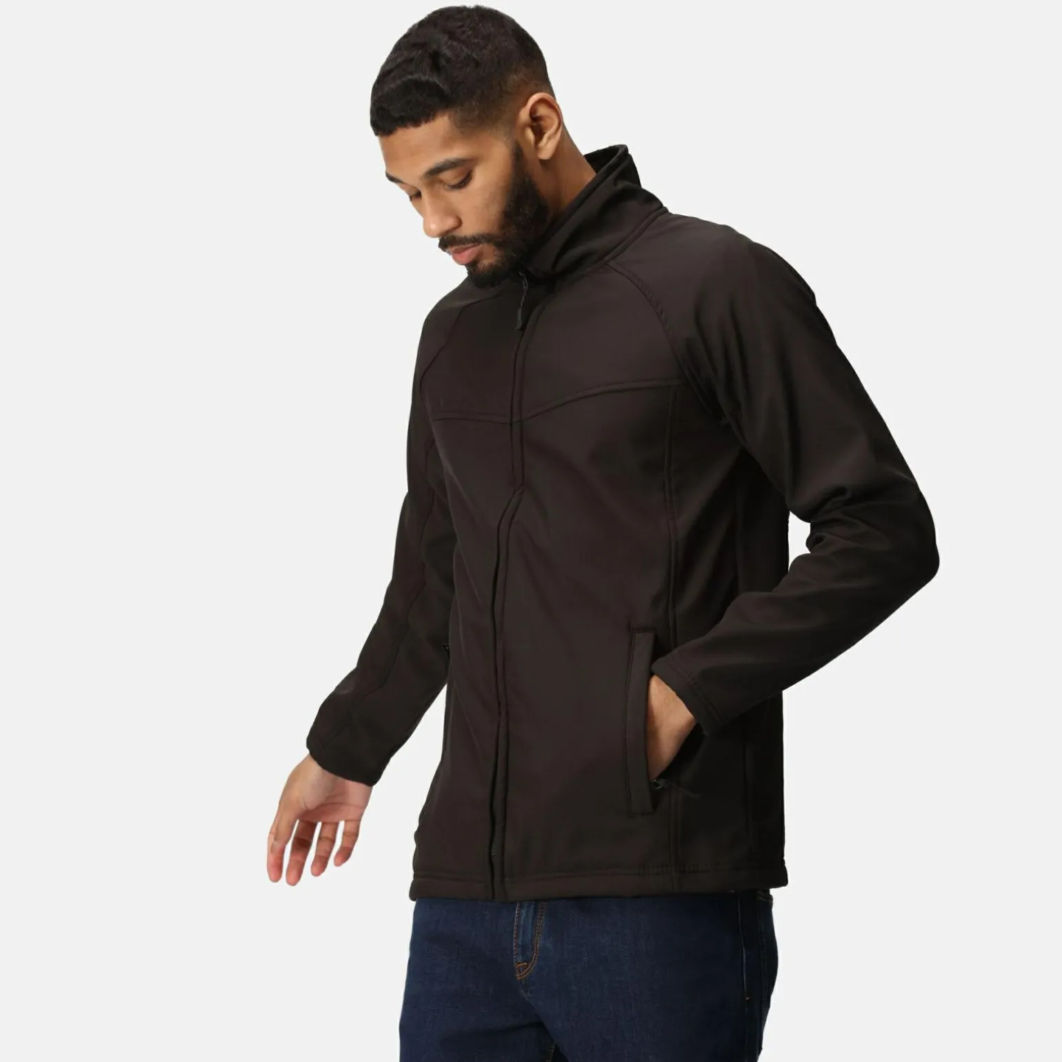 Męski softshell Uproar | Czarny