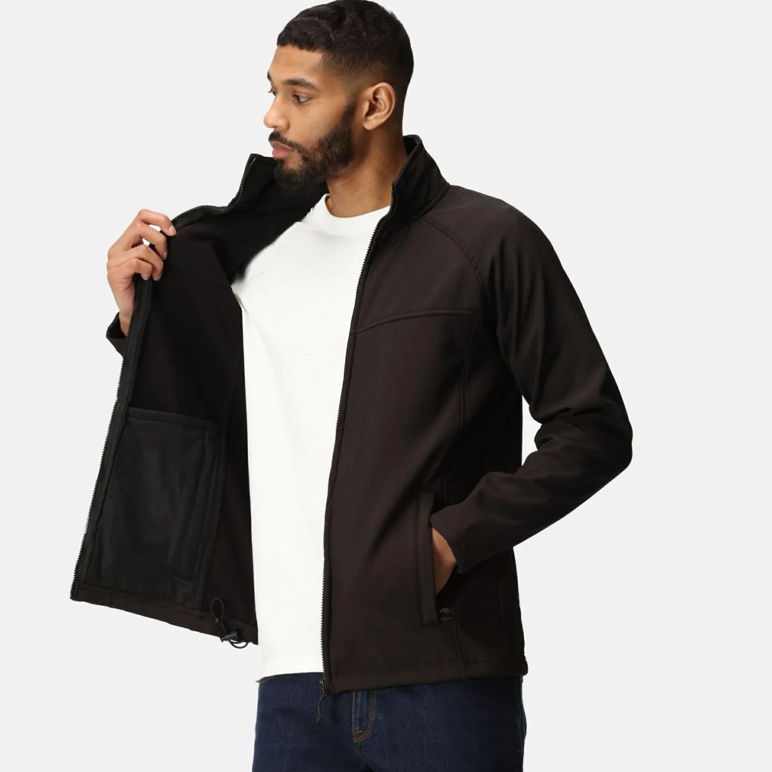 Męski softshell Uproar | Czarny