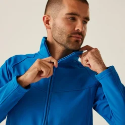 Męski softshell Uproar | Niebiesko-szary