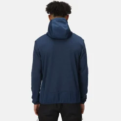 Męski softshell z kapturem Bresdon | Ciemnoniebieski