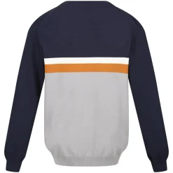 Męski sweter z dzianiny Kaelen | Granatowy