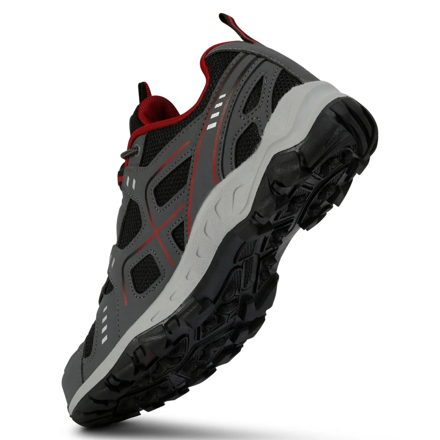 Męskie buty trekkingowe Vendeavour | Szaro-czerwony