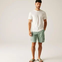 Męskie spodenki casual Ruwan | Lodowy błękit