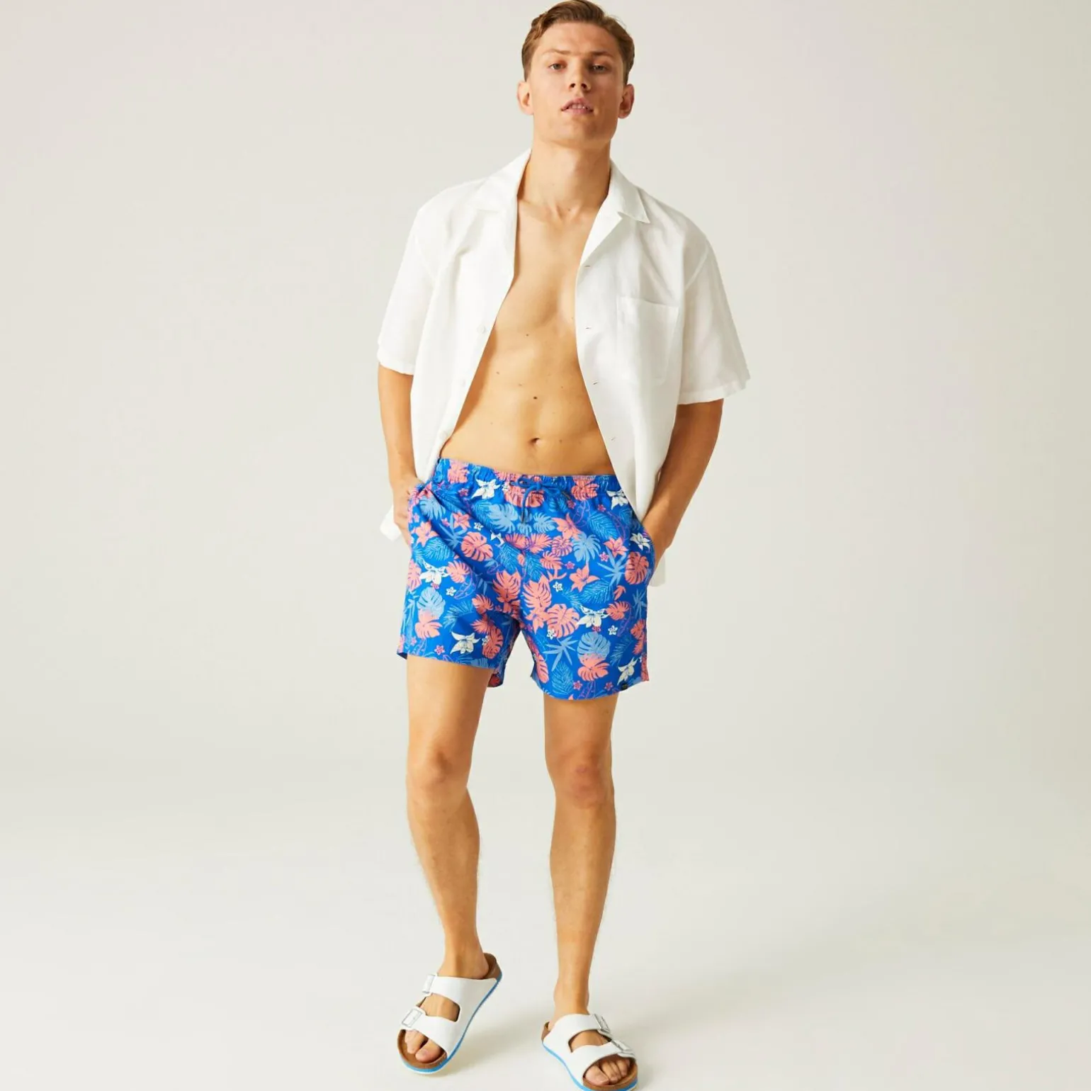 Męskie spodenki kąpielówki Loras Swim | Niebieski