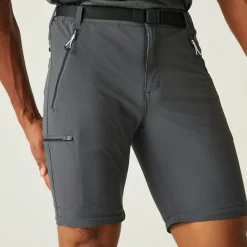 Męskie spodnie trekkingowe Xert Stretch III Zip Off | Szary