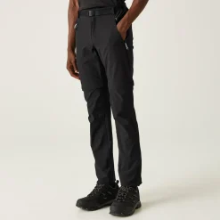 Męskie spodnie trekkingowe Xert Stretch III Zip Off | Czarny