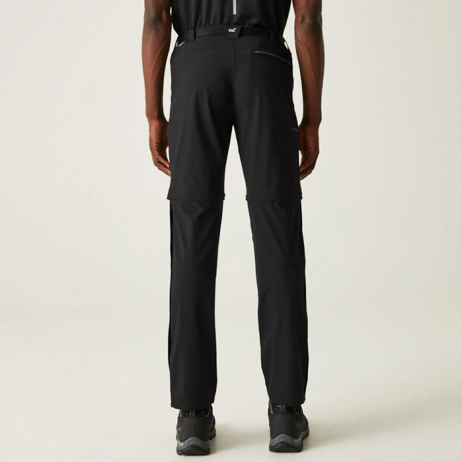 Męskie spodnie trekkingowe Xert Stretch III Zip Off | Czarny