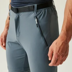 Męskie spodnie trekkingowe Xert Stretch III Zip Off | Niebieski