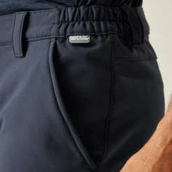 Męskie spodnie trekkingowe softshell Fenton | Granatowy