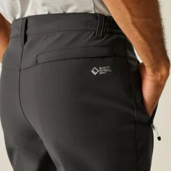 Męskie spodnie trekkingowe softshell Geo II | Grafitowy