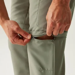 Męskie spodnie z odpinanymi nogawkami Leesville III Zip Off | Brązowy