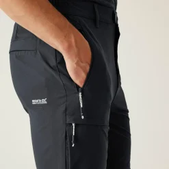 Męskie spodnie z odpinanymi nogawkami Highton II Zip Off | Szary