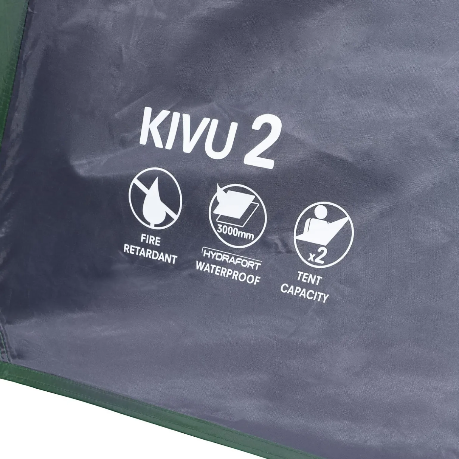 Namiot 2-osobowy Kivu 2 v3 300x160cm | Zielony