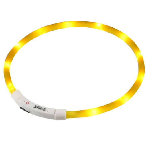 Obroża dla psa LED | Żółty