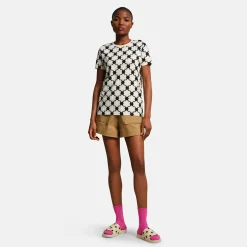 Orla Kiely - Damska koszulka | Czarny