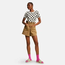 Orla Kiely - Damska koszulka | Czarny