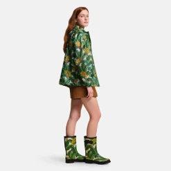Orla Kiely - Damska kurtka kieszonkowa Summer Pack-It | Zielony