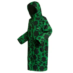 Orla Kiely - Damski płaszcz plażowy wodoodporny Changing Robe | Zielony