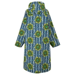 Orla Kiely - Damski płaszcz plażowy wodoodporny Changing Robe | Zielony
