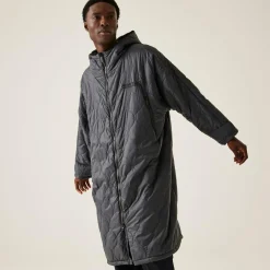 Unisex płaszcz plażowy Quilted | Szary