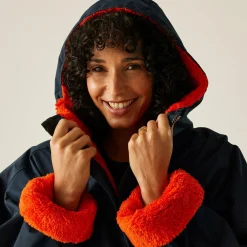 Unisex płaszcz plażowy wodoodporny Changing Robe | Niebieski