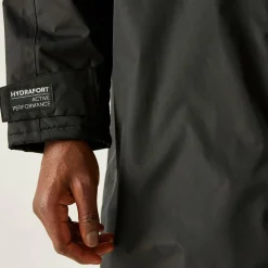Unisex płaszcz plażowy wodoodporny Changing Robe | Czarny
