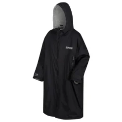 Unisex płaszcz plażowy wodoodporny Changing Robe | Czarny