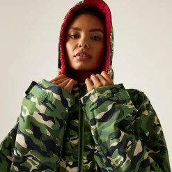 Unisex płaszcz plażowy wodoodporny Changing Robe | Jasnozielony