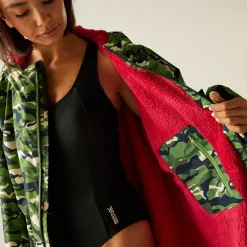 Unisex płaszcz plażowy wodoodporny Changing Robe | Jasnozielony