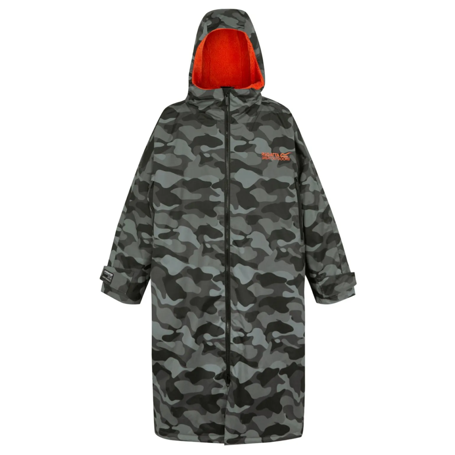 Unisex płaszcz plażowy wodoodporny Changing Robe | Szary