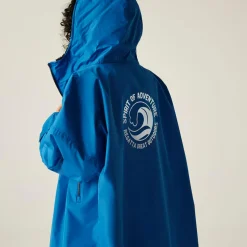 Unisex płaszcz plażowy wodoodporny Changing Robe | Niebieski