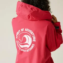 Unisex płaszcz plażowy wodoodporny Changing Robe | Różowy