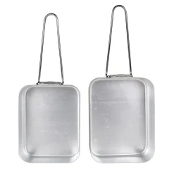 Zestaw naczyń turystyczny Mess Tin Set | Srebrny
